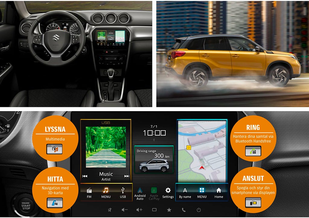 Suzuki Vitara Fullhybrid 1.5 HEV AGS AllGrip Select Biogas