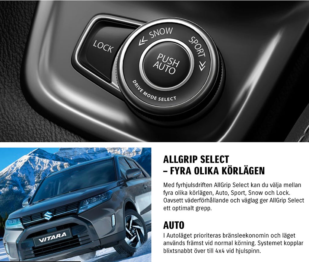 Suzuki Vitara Fullhybrid 1.5 HEV AGS AllGrip Select Biogas