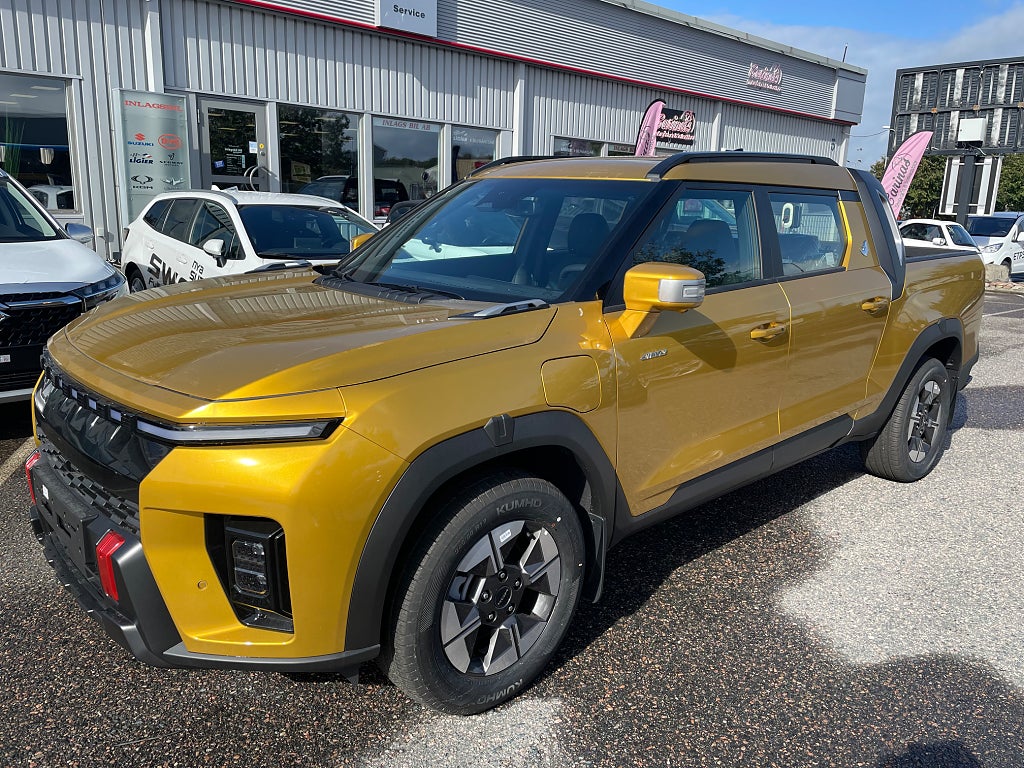 KGM Musso EV 100 % elektrisk pickup med 4x4 237hk 379km skatt 360kr