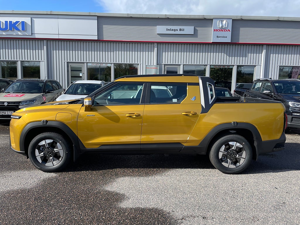 KGM Musso EV 100 % elektrisk pickup med 4x4 237hk 379km skatt 360kr