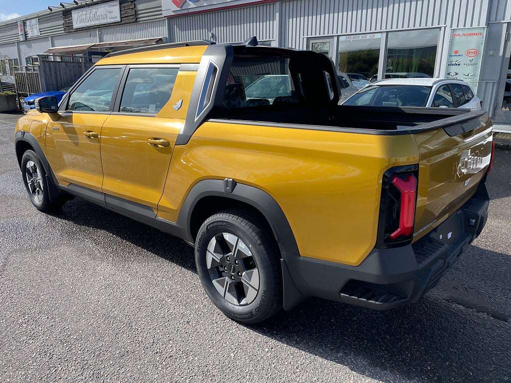 KGM Musso EV 100 % elektrisk pickup med 4x4 237hk 379km skatt 360kr