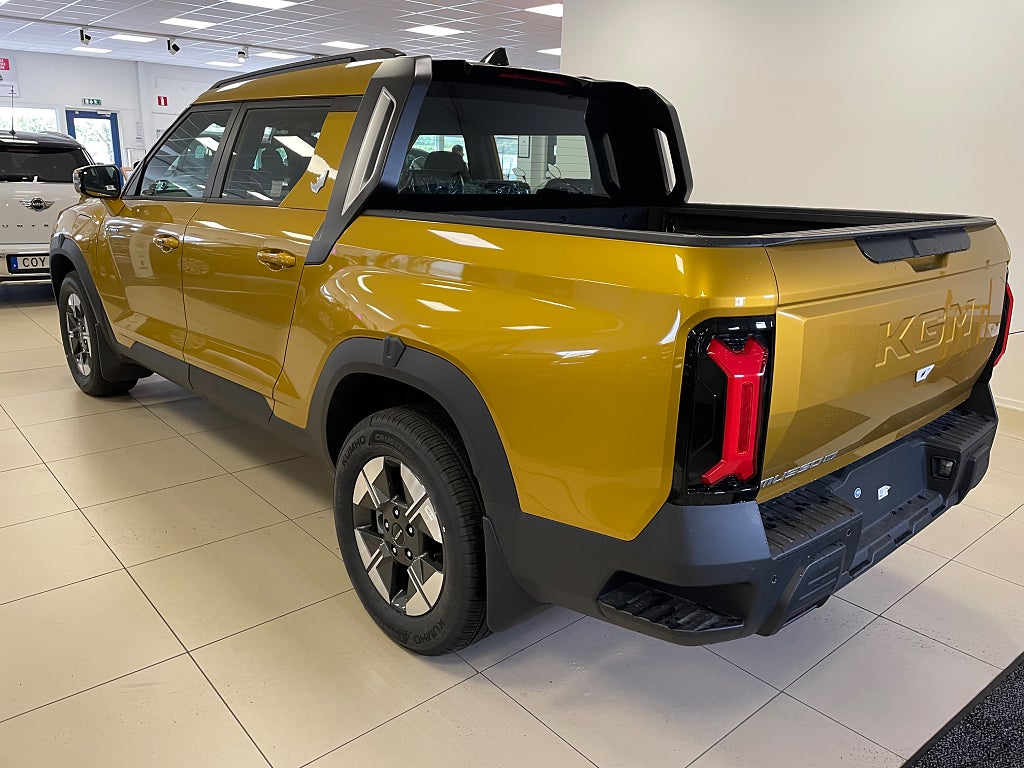 KGM Musso EV 100 % elektrisk pickup med 4x4 237hk 379km skatt 360kr