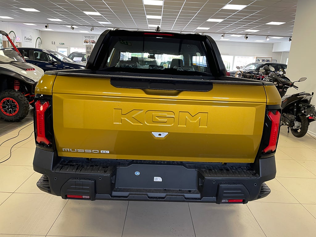 KGM Musso EV 100 % elektrisk pickup med 4x4 237hk 379km skatt 360kr
